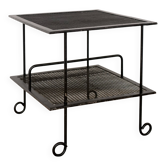 1950s metal side table