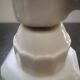 Old white porcelain bathroom wall light art deco 1930 opaline tulip