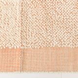 4x7 Salmon Beige Handmade Turkish Vintage Rug