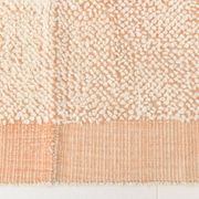 4x7 Salmon Beige Handmade Turkish Vintage Rug