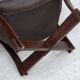 1970s, Scandinavian lounge chair, furniture leather, oak wood.