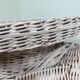 Vintage side table in rattan in the shape of an elephant, attributed to Vivai del Sud, Italy, 1960 - 1970.