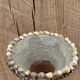 Vase coquillages vintage
