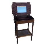 Old dressing table worker empty pocket table in walnut