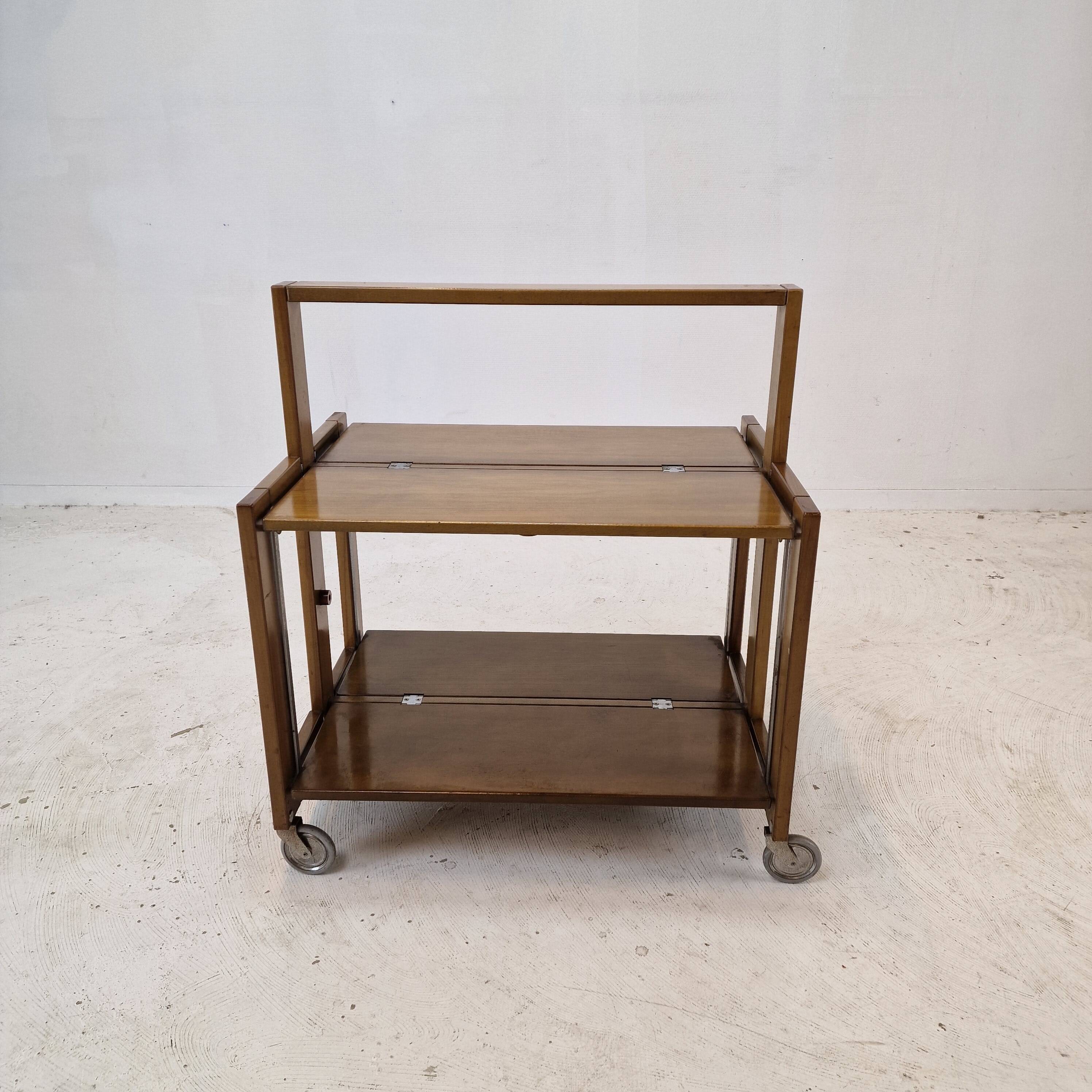 Italian Folding Trolley by Carrello Tobia for Ciatti Brevettato, 1960's