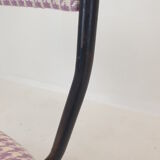 Set of 4 Italian Metal Dining Chairs, 1960's