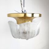 Vintage chandelier by Glashutte Limburg, 1960s