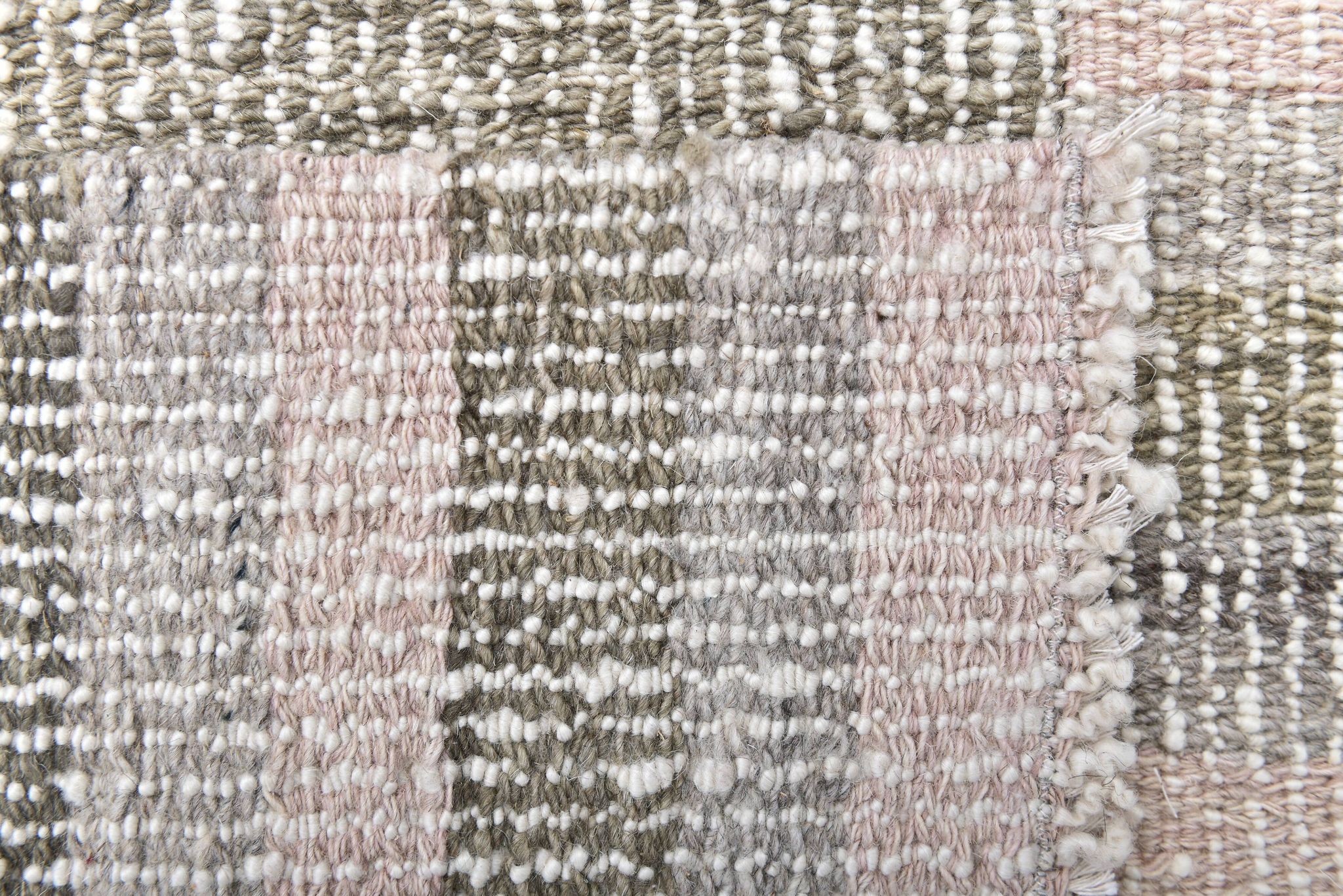 Pastel pink kilim rug, 325x217 cm wool kilim rug, large kilim carpet