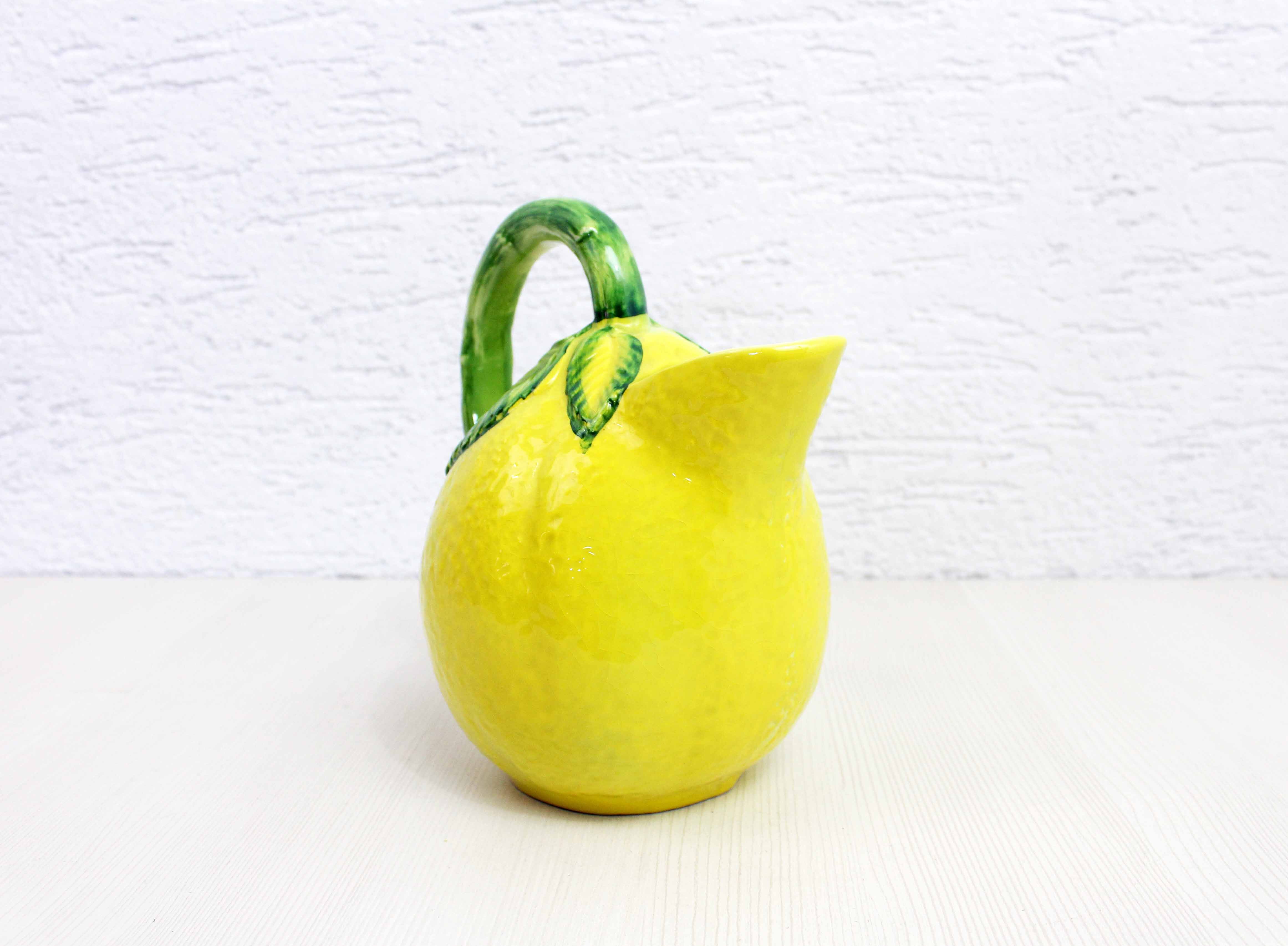 Vintage lemon pitcher Ascona