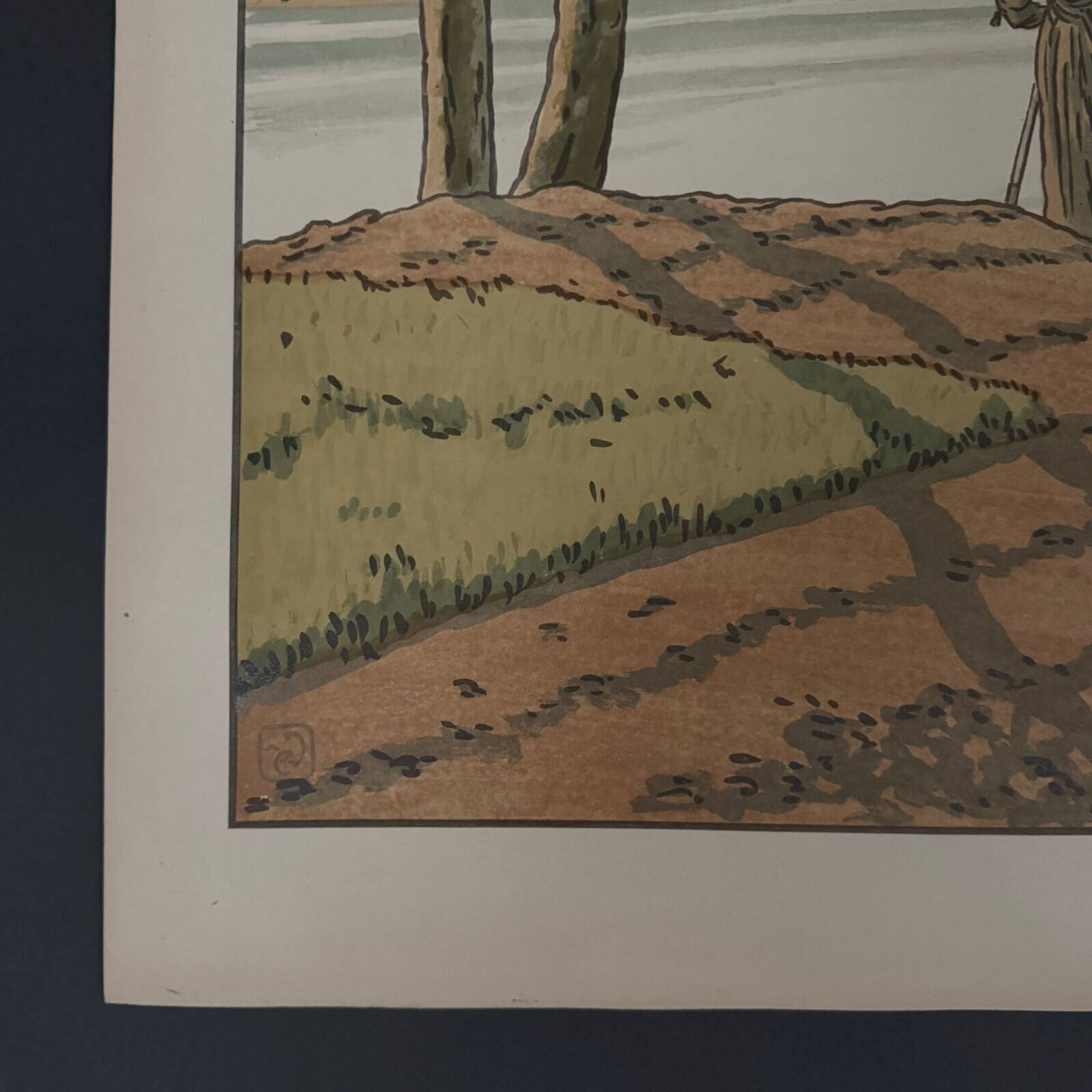 Lithographie par Henri Rivière Les Aspects de la Nature - Le Fleuve