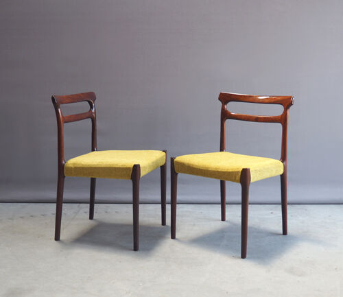 Set of rosewood Dining chairs