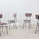 Italian dining chairs, 1950