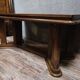 Large extendable dining table from the Art Deco period – checkerboard top –