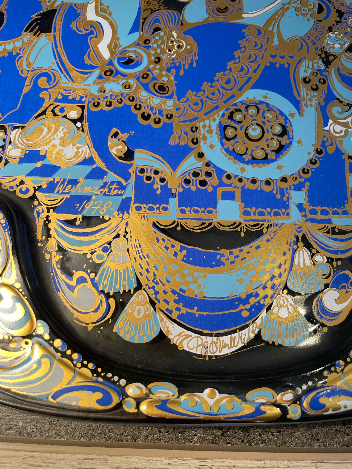 Pair of wall plates Rosenthal Studio Linie – Björn Wiinblad