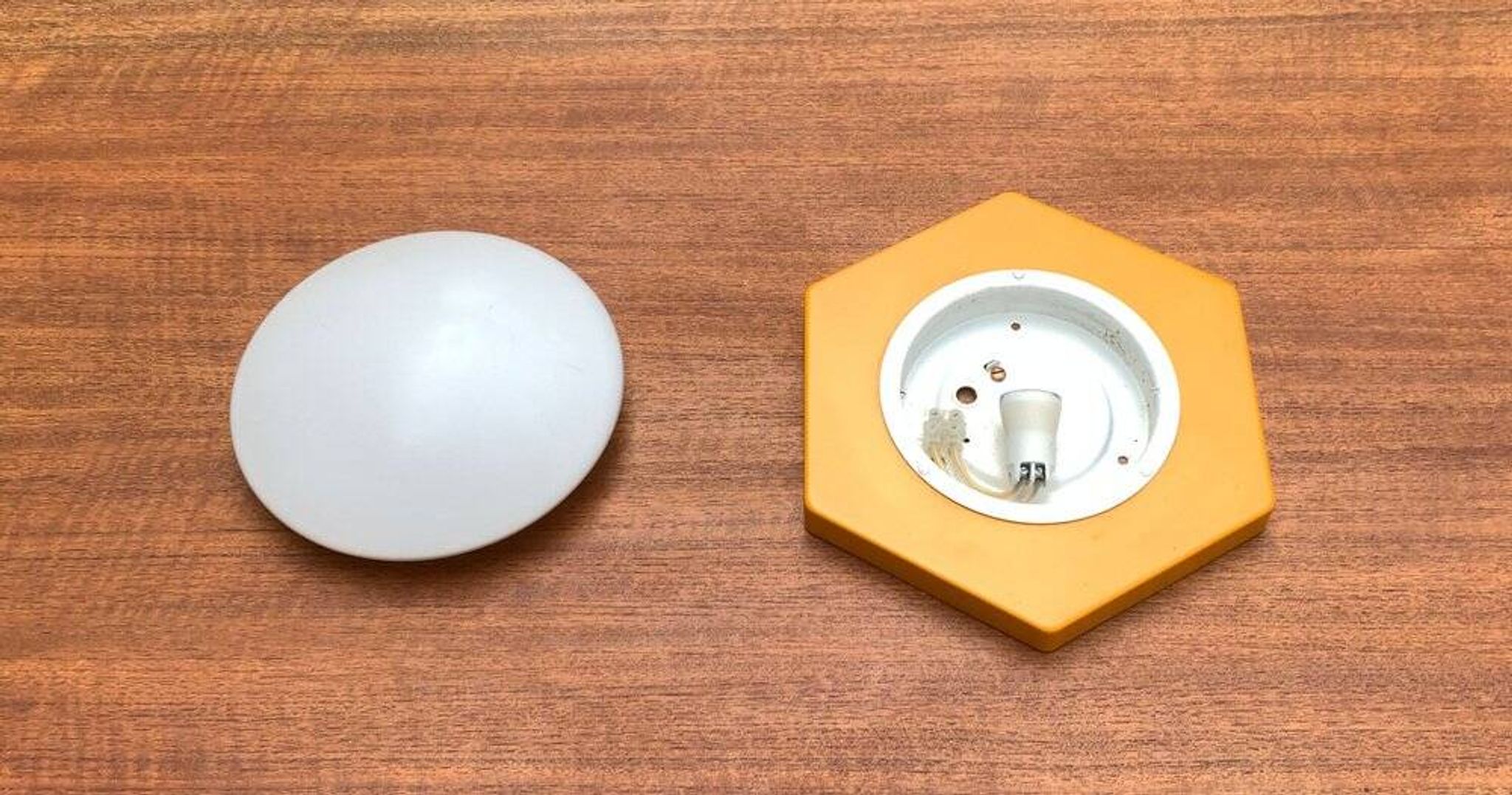 Vintage Space Age wall lamp by Rolf Krüger for Paul Neuhaus, 1970s