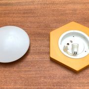 Vintage Space Age wall lamp by Rolf Krüger for Paul Neuhaus, 1970s