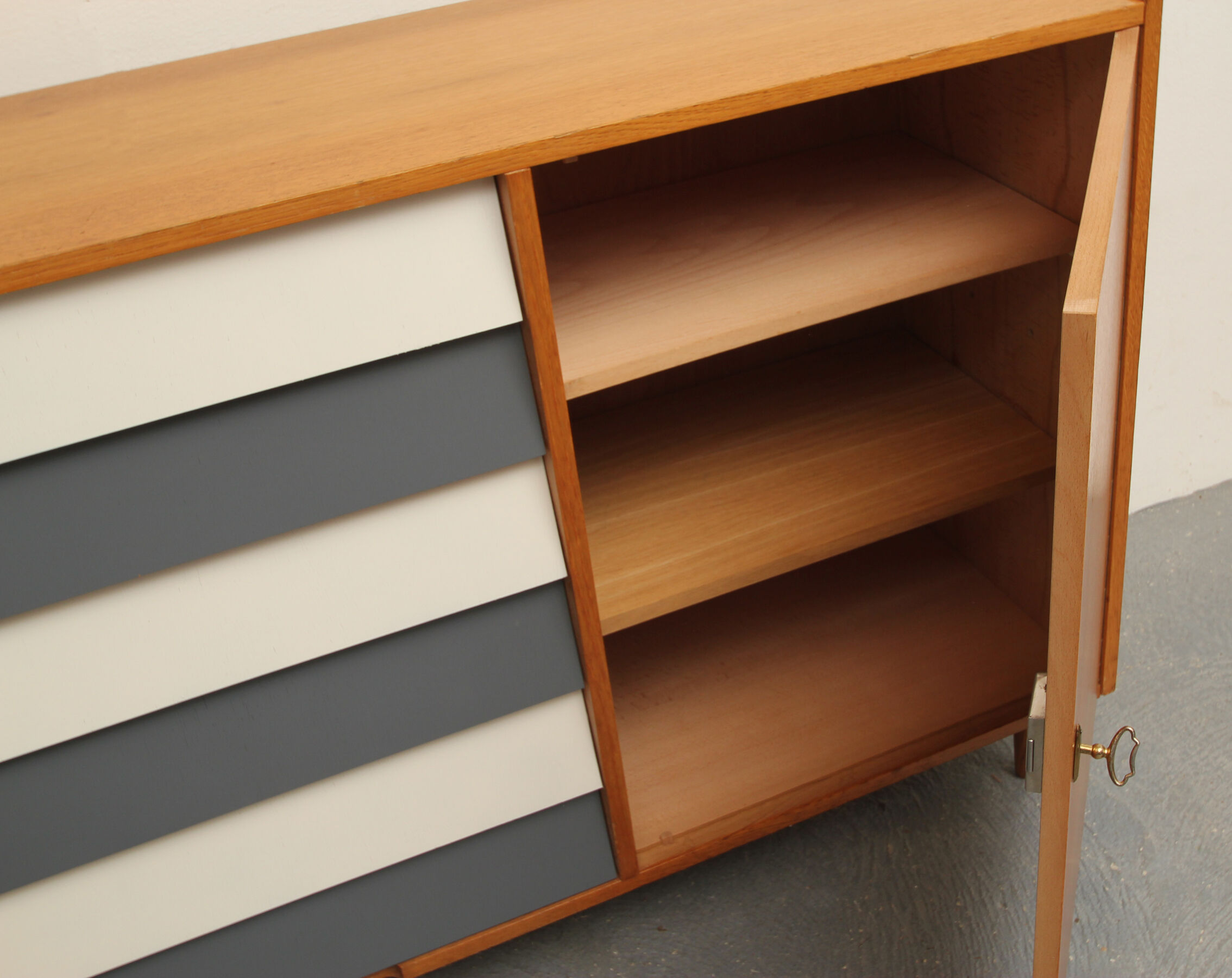 1950s commode in oak