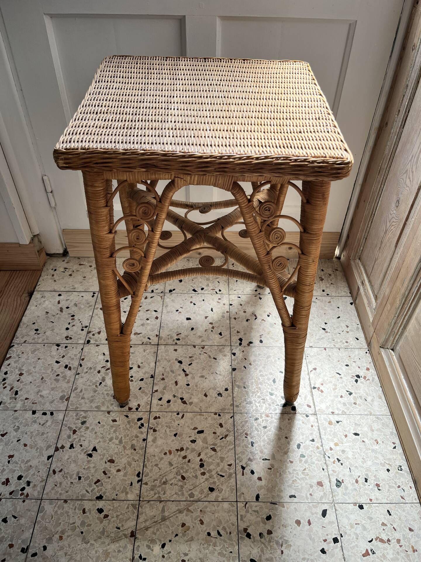 Peacock side table