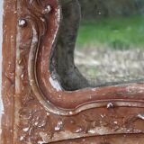 Large Regency-style plaster mirror  141x105cm