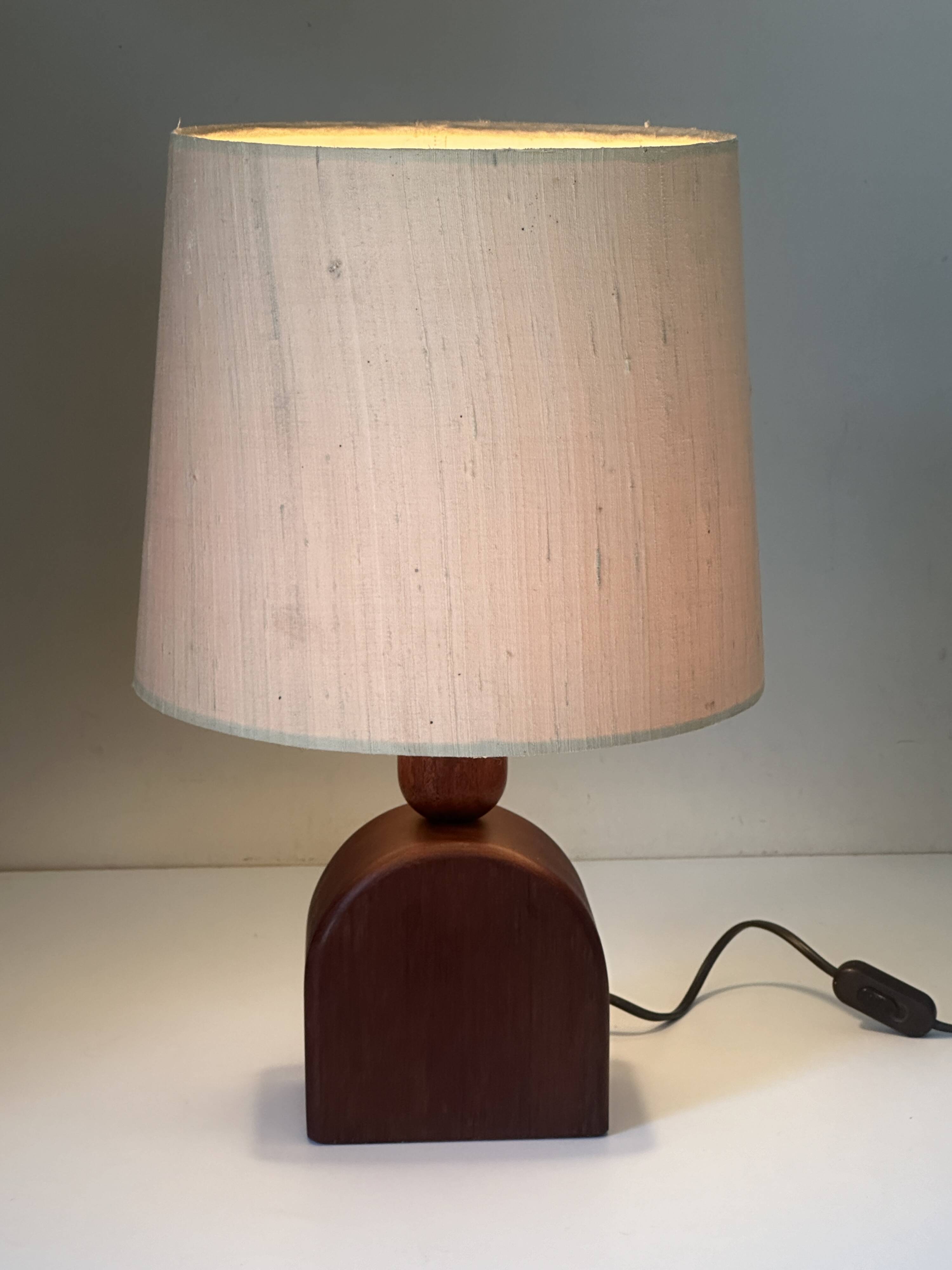 Vintage teak lamp, 60s design