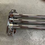 Wall-mounted towel rack chrome 3 arms