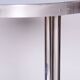 Small Czech Blue Bauhaus Table in Chrome from Kovona, 1930s