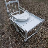 Old white baby high chair