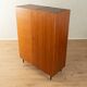 Elegant wardrobe from the 1960s in teak veneer