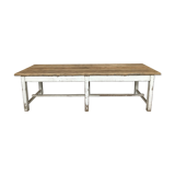 Vintage farm or workshop table early 20th century design