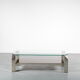 Table basse par Belgo Chrom, Belgique 1970