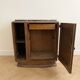 Vintage Art Deco bedside table in wood and marble