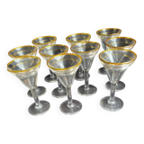 10 40s bistro glasses