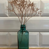 Petit flacon vintage bleu dark turquoise