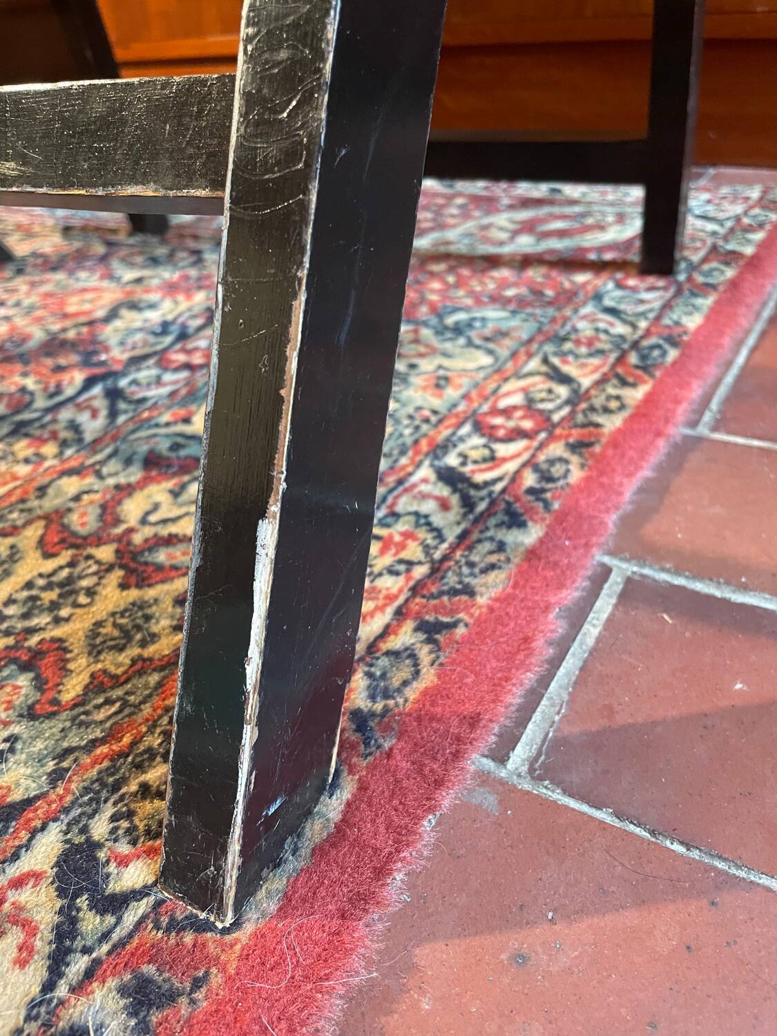 Folding cane chairs