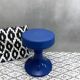 Tulip stool blue 70's interior, side table, mid-century interior