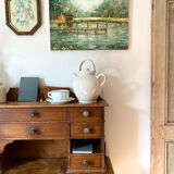 Vintage landscape oil on canvas