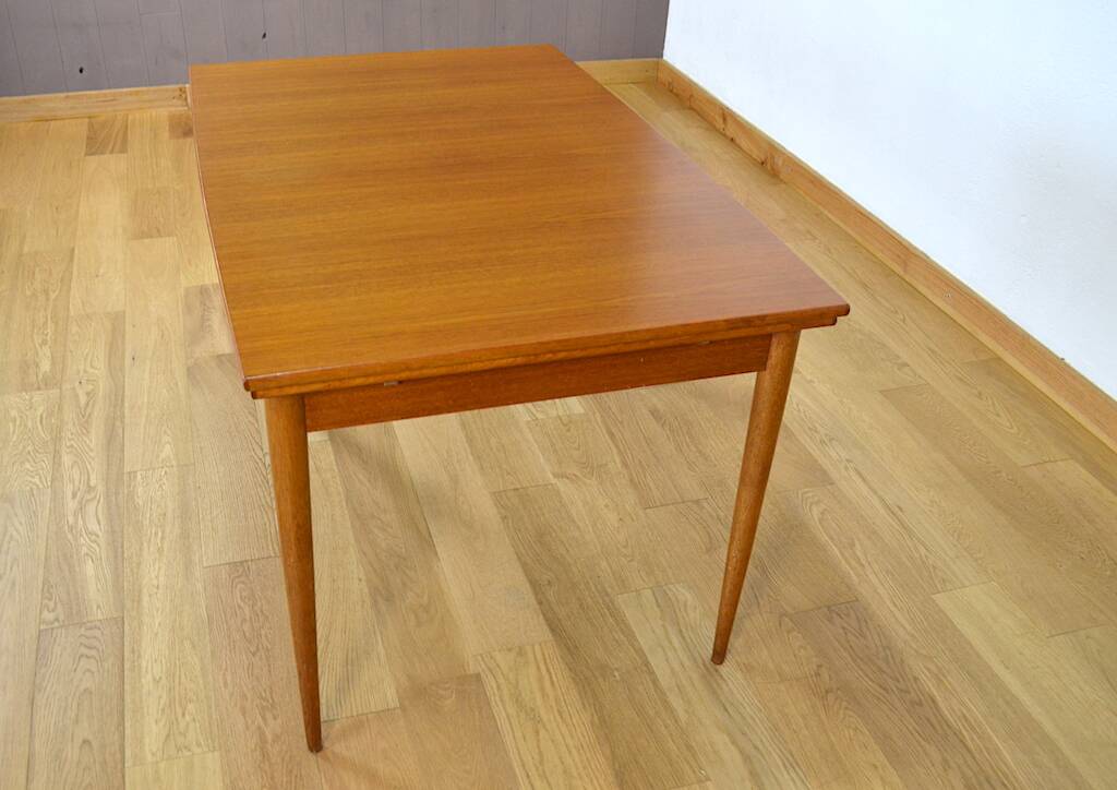 Vintage Scandinavian Teak Table 1960