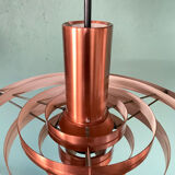 Vintage 1960s Fibonacci pendant in copper by Sofus Frandsen for Fog and Mørup