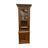 Showcase in two directoire style frames in solid walnut XX century