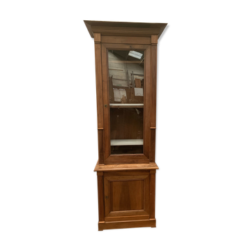 Showcase in two directoire style frames in solid walnut XX century