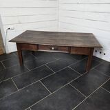 Old solid oak coffee table