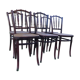 Suite de 6 chaises de bistrot Thonet