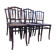 Suite de 6 chaises de bistrot Thonet