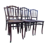 Suite de 6 chaises de bistrot Thonet