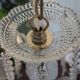 Chandelier with 6 lights and pendants