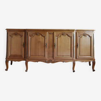 Low style sideboard in solid cherry