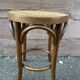 Viennese curved wooden piano stool 1950
