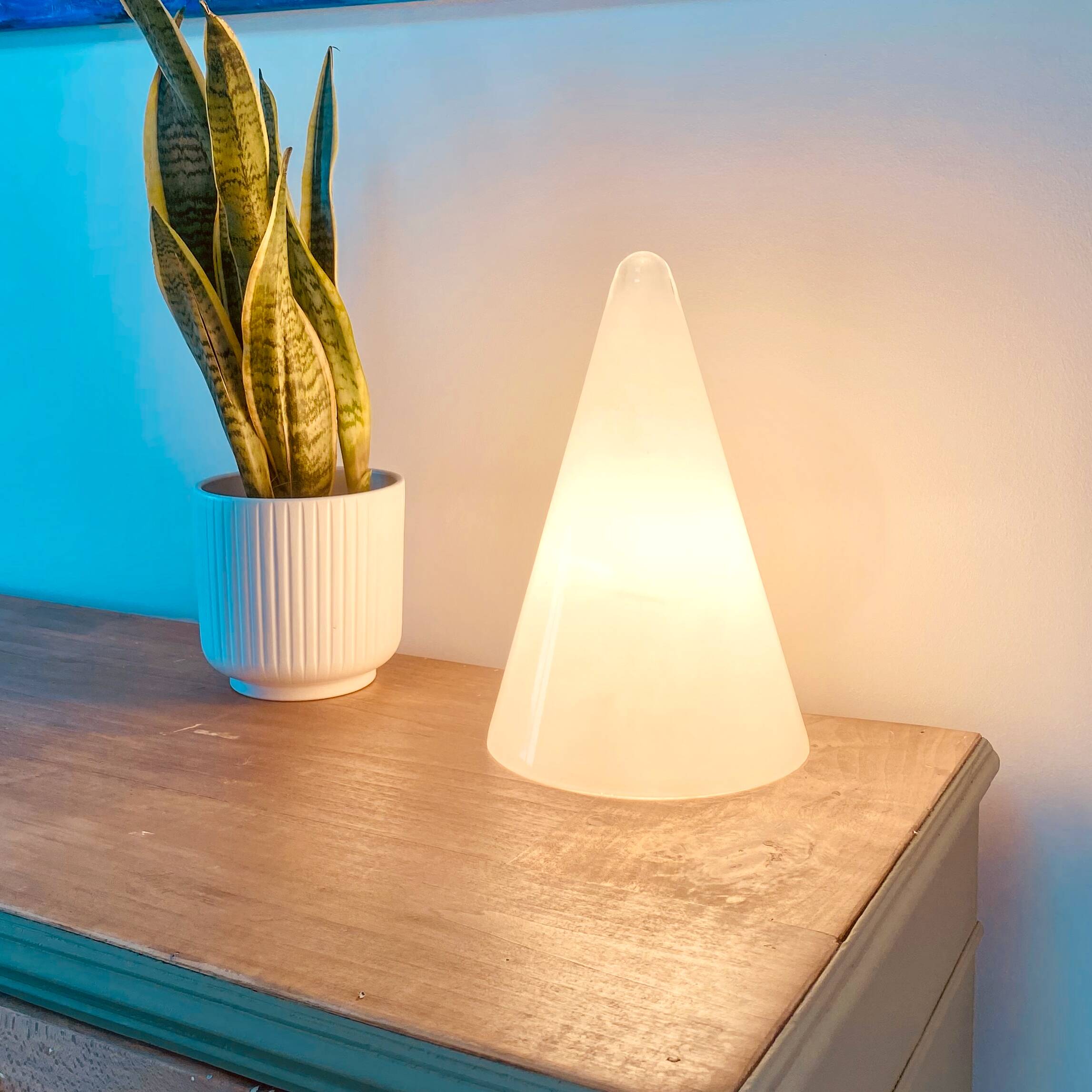 Lampe conique "Teepee" éditée par SCE pour Habitat, 1980