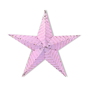 Amish pink star 74cm