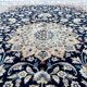 Persian carpet nain wool and silk circa 1960